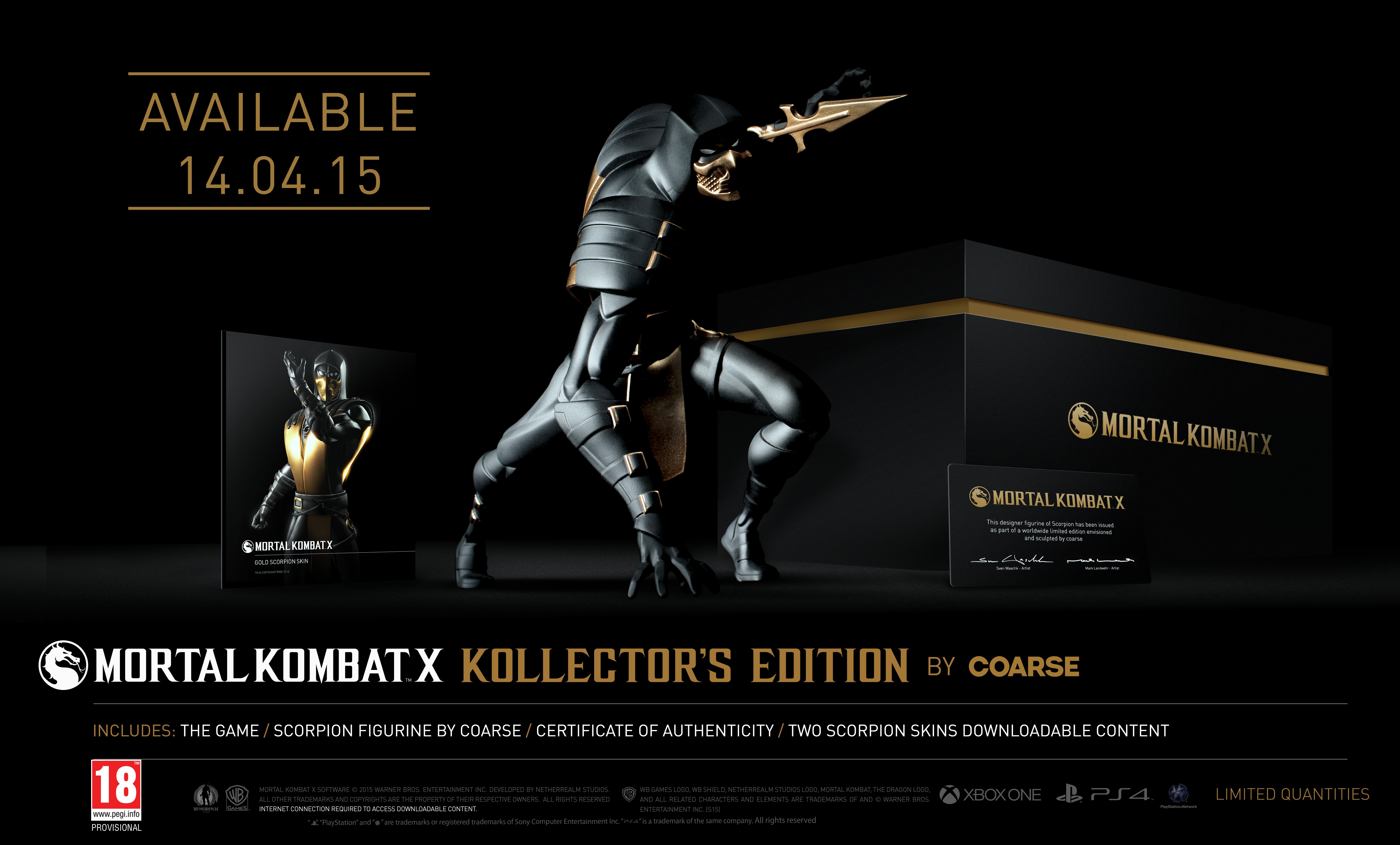 Mortal Kombat X: Kollector’s Edition par Coarse