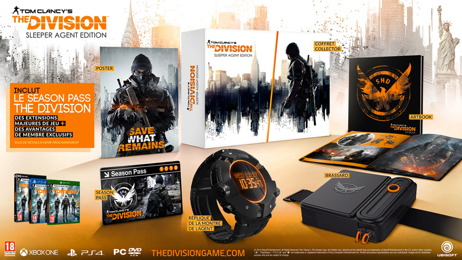 Tom's Clancy The Division - Edition Collector "Agent Dormant"