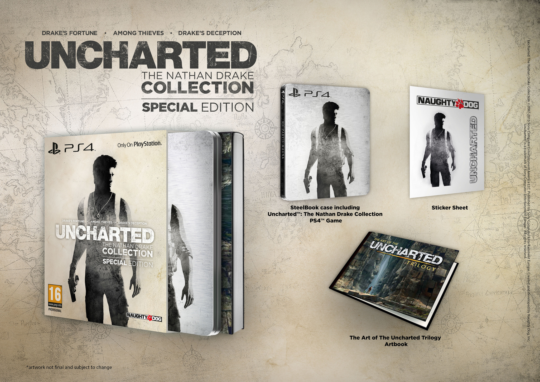 L'édition collector d'Uncharted - The Nathan Drake Collection